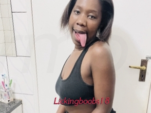 Lickingboobs18